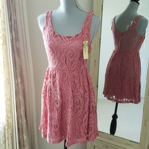 NWT Blush lace dress / dusty rose photoshoot dress